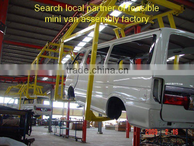 Bigmt 7+1 seats gasoline Mini Van Assembly Line