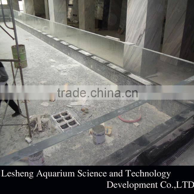 thick plexiglass swimming pool