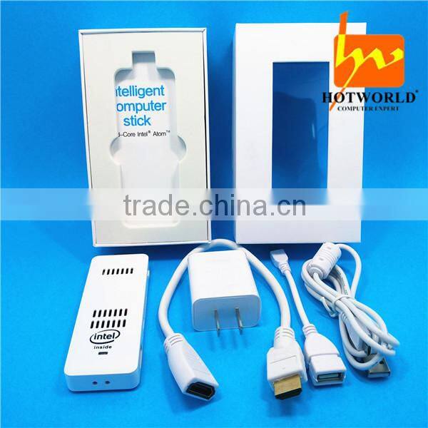mini pc smart tv dongle stick with bluetooth and wifi TF USB slot