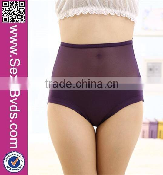 2015 New Hot Sale Breathable High Waist Women Panties Purple