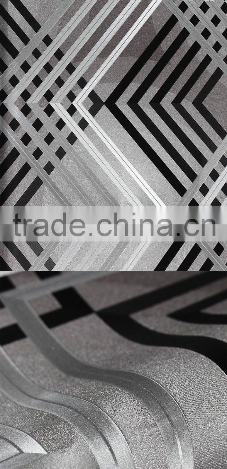 modern simple pvc wallpaper exquisite stripe wallpaper for more usage decoration 3d effect wallpaper