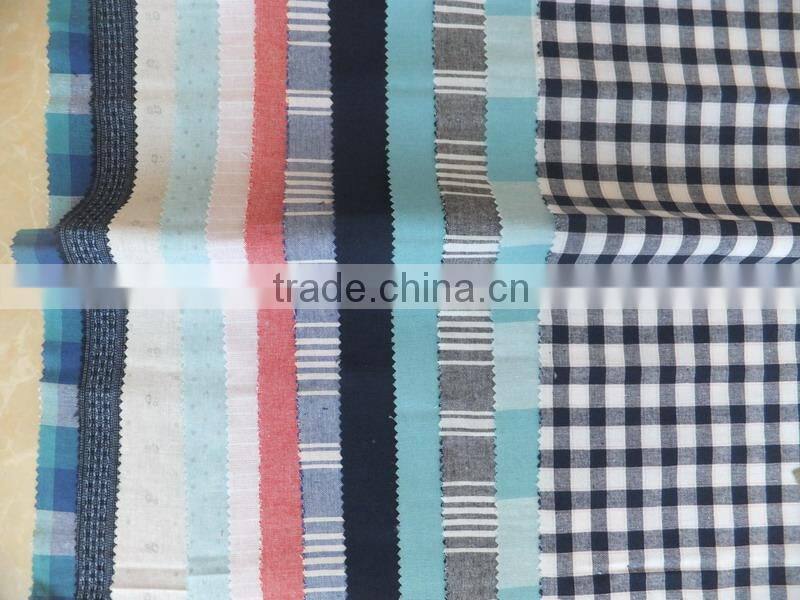 Plaid fabric for garments & home textile