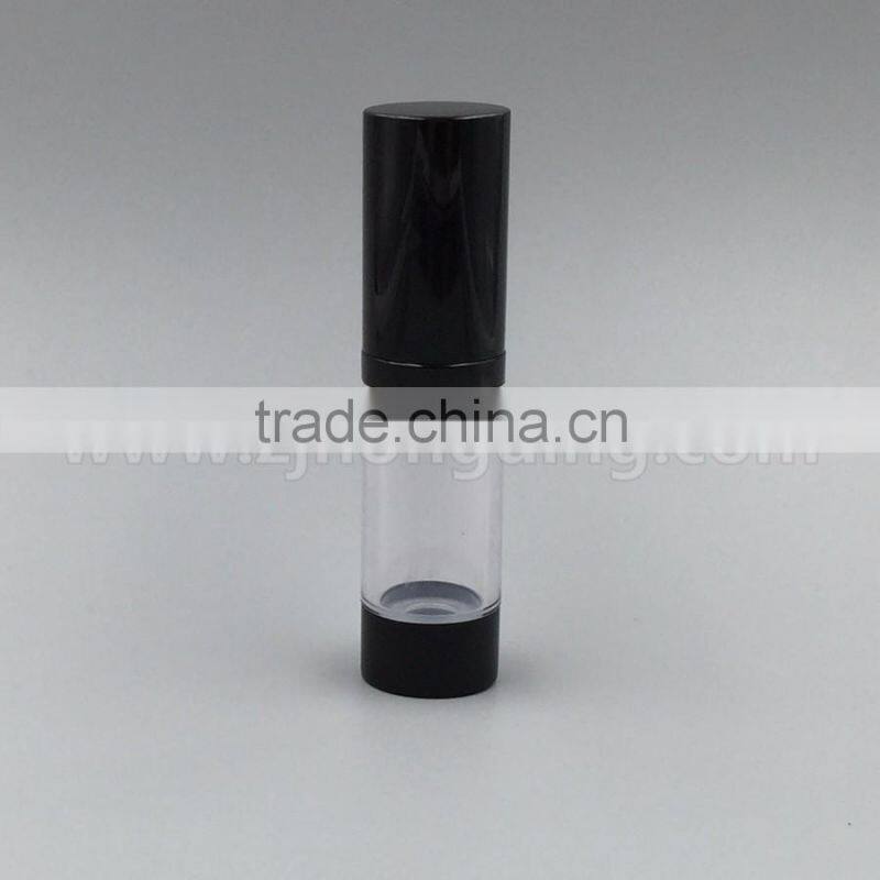 2016 best quality wholesale hot stamping white/silver/black pp airless 30ml spray bottle