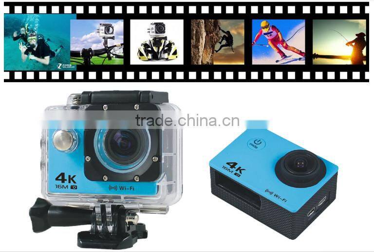 Fashion Drone acation camera 4K 30fps sport camera go p r o drone with HD 1080p 60fps Wifi Waterproof