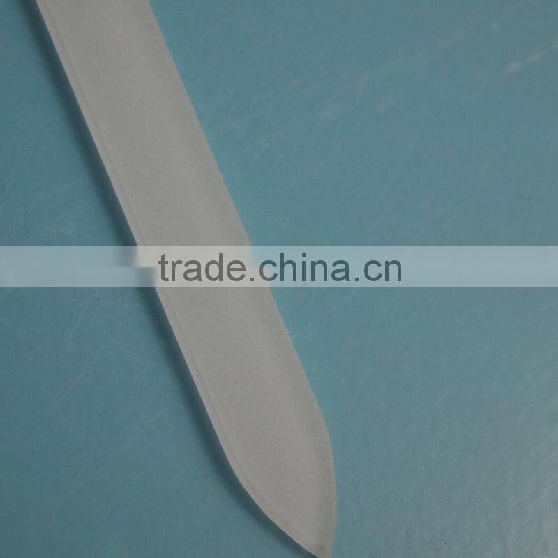 BLC-016 140mm Beauty girl pattern with pvc bag packing glass nail file case