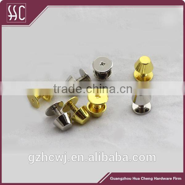 shiny gold decorative bag accessory lamp rivet