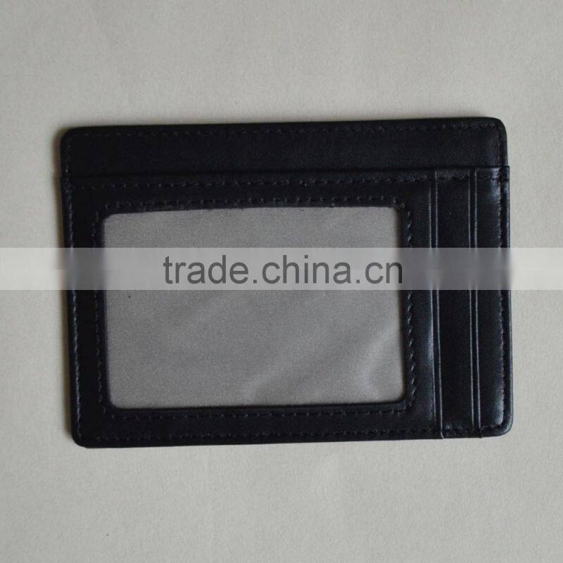 Men's RFID Blocking Genuine Leather Wallet ID Men