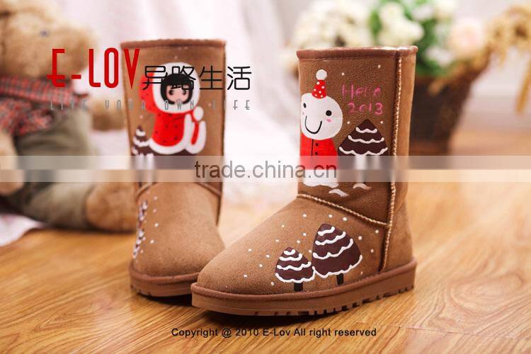 2015 hot sales high quality and cheap warm snow boots