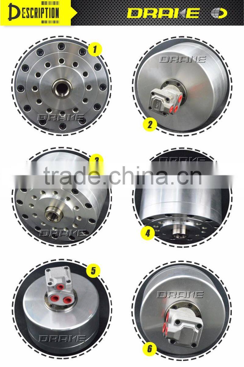 SH200 Standard Closed-center solid rotary Hydraulic cylinder for Horizontal Car Alloy Wheel CNC Lathe