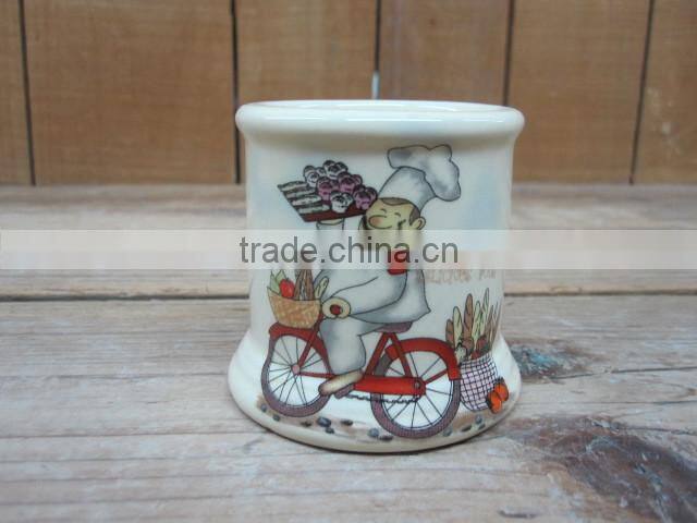 decorative new chef design ceramic complete bathroom set