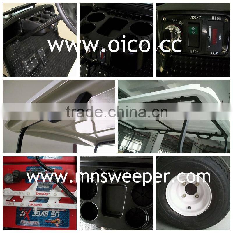 vacational village electric 4 person rain proof golf cart