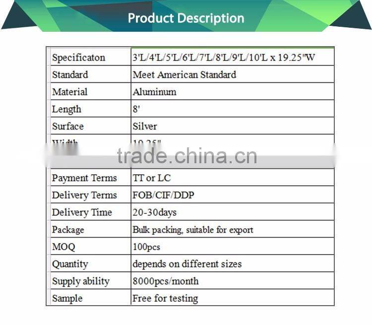 Multifunctional Construction scaffolding corrugated aluminum plank