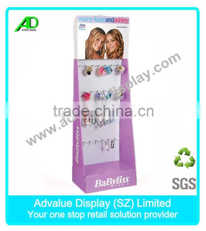 Shenzhen Factory direct 4 Tier Corrugated Cardboard Sidekick Display