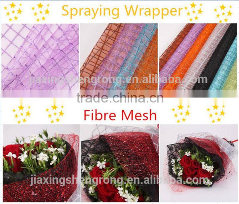 dark color flower wrap hard feeling honeycomb net
