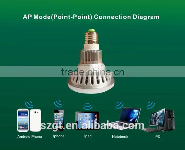 HD 720P Bulb CCTV Hidden Camera DVR Lamp Security IR Camera Motion Detect New US