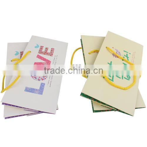 2015 paper packaging bag paper bag for clothing printing
