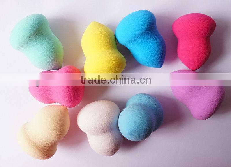 Non latex colorful foundation sponge make up sponge