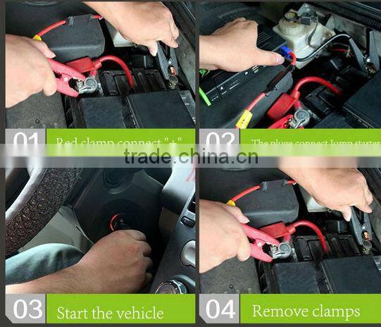 Multi-function power bank 13600mAh 13600mAh jump start car battery pack