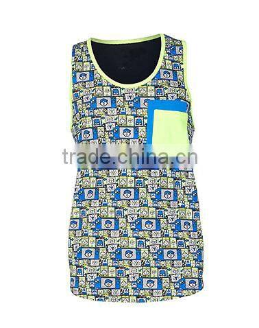 Cheap Sublimation Cool Dry Tank Tops Custom Design