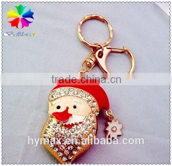 hot sales Christmas gift metal custom keychain