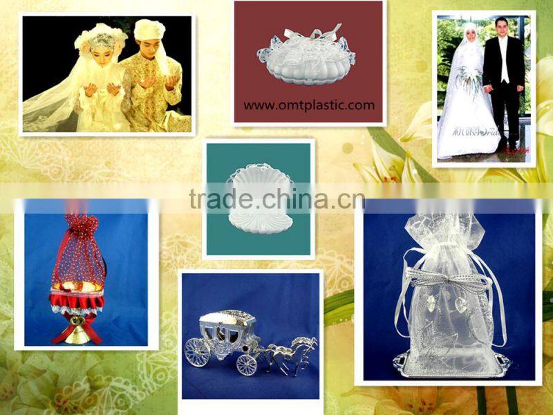 Alibaba saundan organza candy bag for wedding decoration