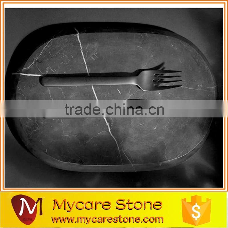 natural marble polished serving plate marble tableware