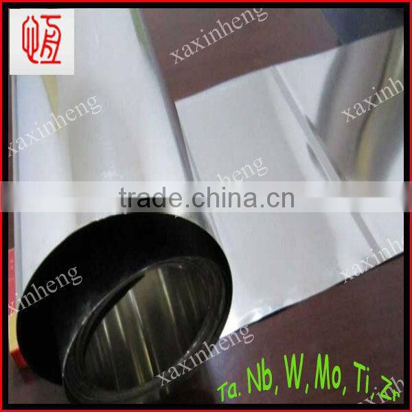 The high density best price 0.01mm thickness sputtering material and coating Materials Molybdenum foil