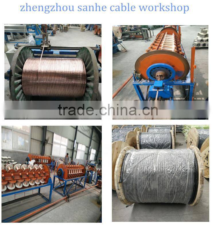 3*6 AWG copper flame retardant concentric cable