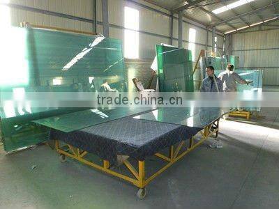 laminated glass 3mm-19mm with 3C/BV/ISO(manufacturer) 6+0.38+6 4+0.76+4 3+0.38+3
