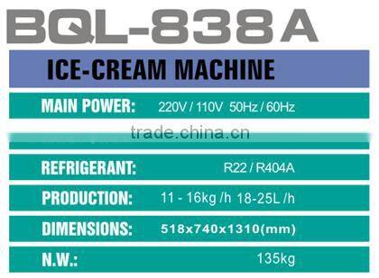 Used Commercial Italian Ice Cream Making Machine Price For Sale