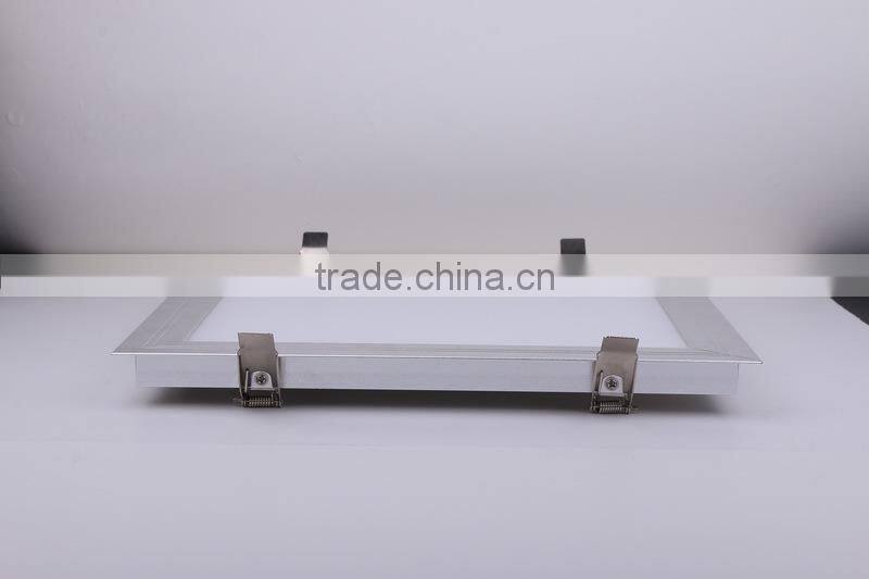 3000K Warm White 309X309mm 12W/18W/24W 300X300mm LED Panel Light with clips
