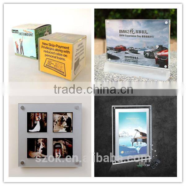 Mini double side acrylic tent card holder from China