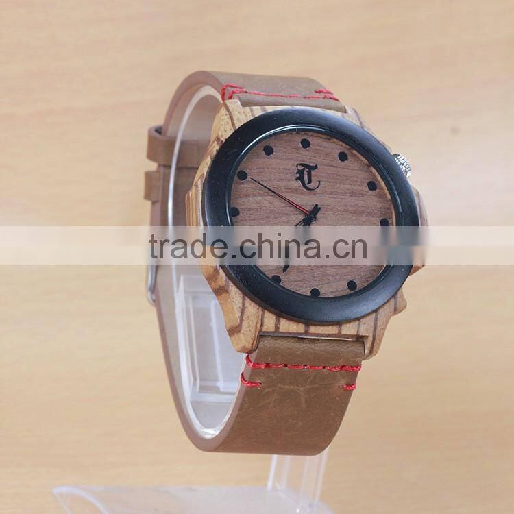 New arrivals natural bamboo fashion wrist watches gift wood unisex watches