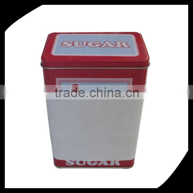 Food tin can, customized rectangular tin can for food canning