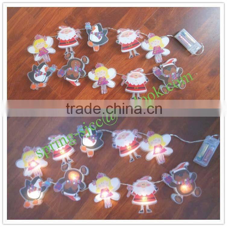 Angel pendent LED string lights