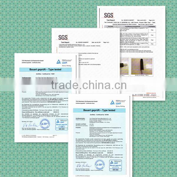 Mid Back Black Leather Home Office Furniture Meeting Chairs Office with no Wheels