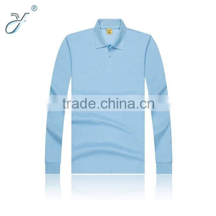 Men's Long Sleeve Undershirt Polo Collar Long Sleeve Shirt