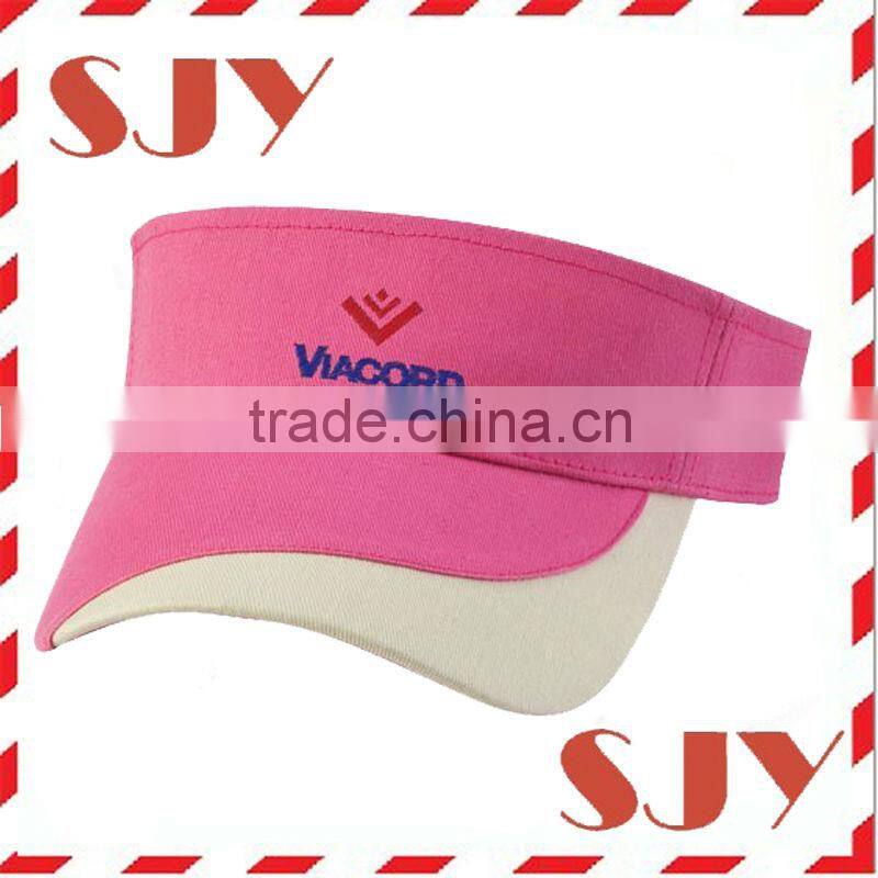 High quality promotion sun visor cap and hat