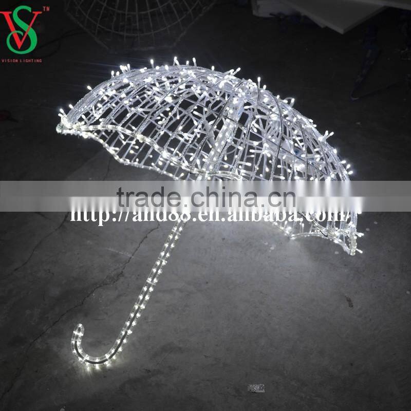 led light decorative umbrella for Christmas decoration