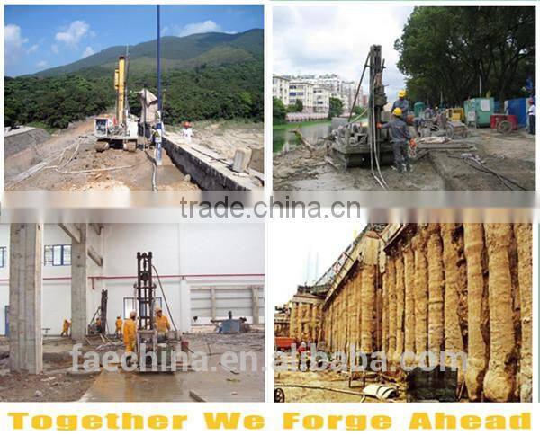 Special hot-sale jet grouting drilling rig equipment with compressed air to cut the soil