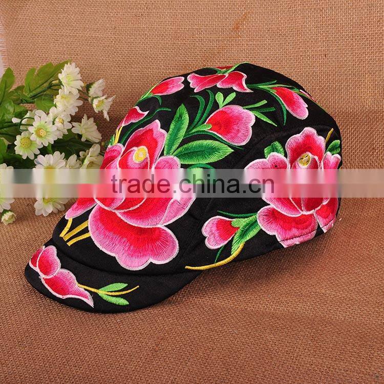 Chinese style Lady/Women hat embroidery hat