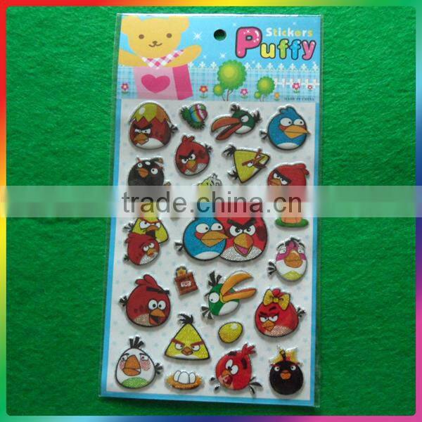 sakura momoko pattern puffy sticker for boys and girls