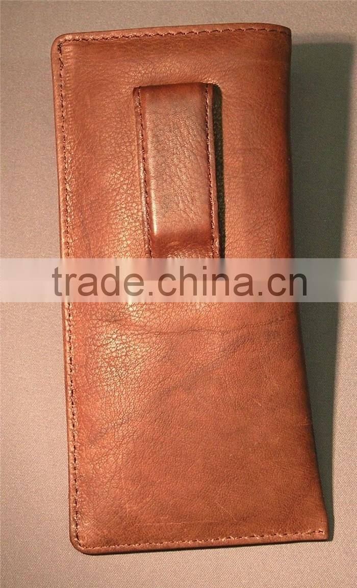 Customized design Premium Leather Eyeglass /Personlized Glasses Case with CLIP