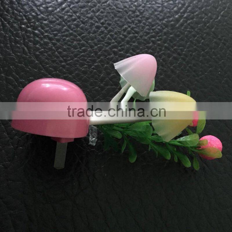 BBY-1506F1 LED mushroom colorful night light with sensor