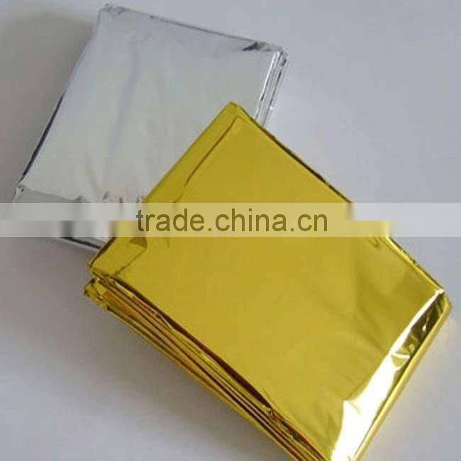 first aid aluminum foil blanket and aluminum foil emergency blankets