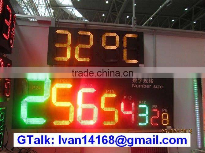 outdoor waterproof 6 Digits Large programmable Display LED Countdown Timer