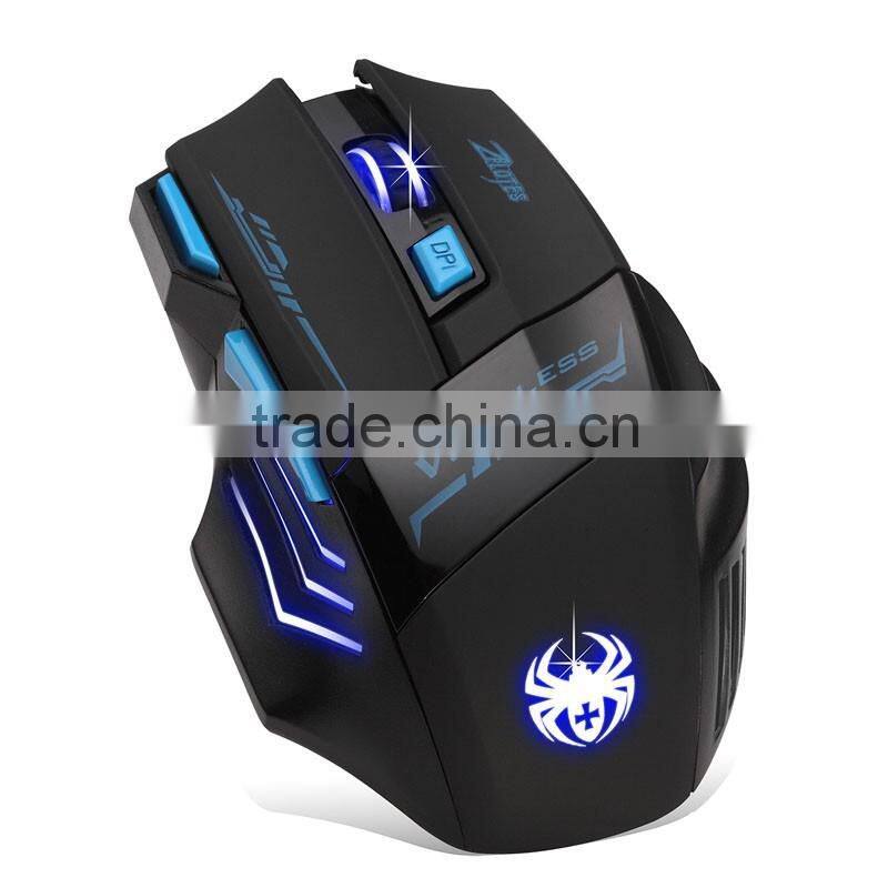 Top quality 2400DPI Optical Wireless Gaming Mouse for Laptop