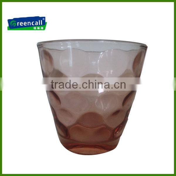 6 pcs/set 300ml Colorful Glass Tea Cup coffee cup