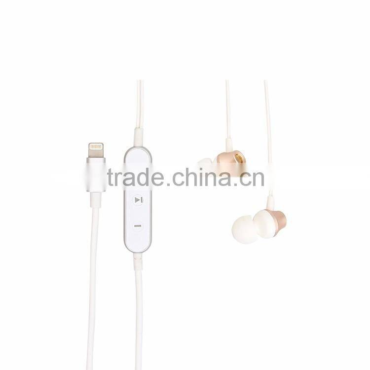 MFI certified digital lighting cable to headphone jack for iPhone7/iPhone Plus