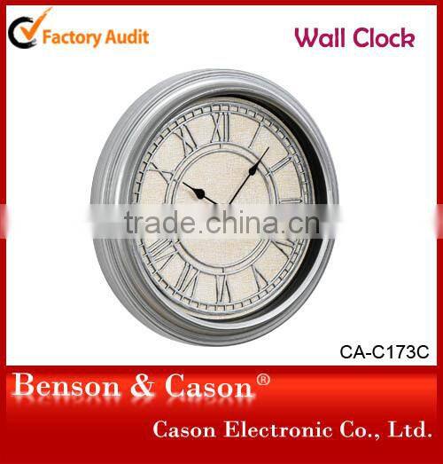 Cason Roman Numerals Wall Art Clock for Home Decoration